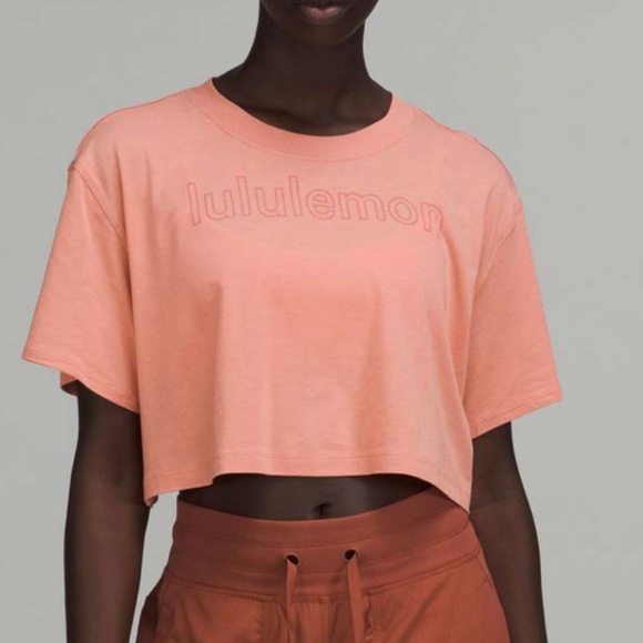 Lululemon All Yours Cropped Graphic T-Shirt - Picture 1 of 4